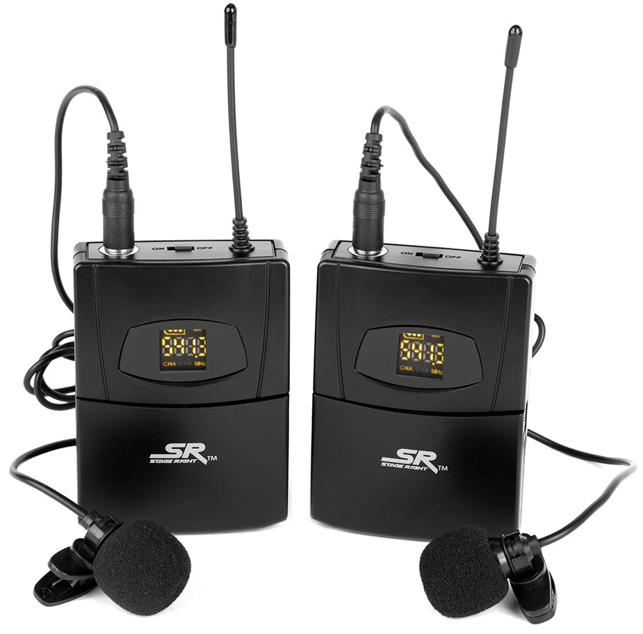 MONOPRICE 200-CHANNEL LAVALIER WIRELESS MICS